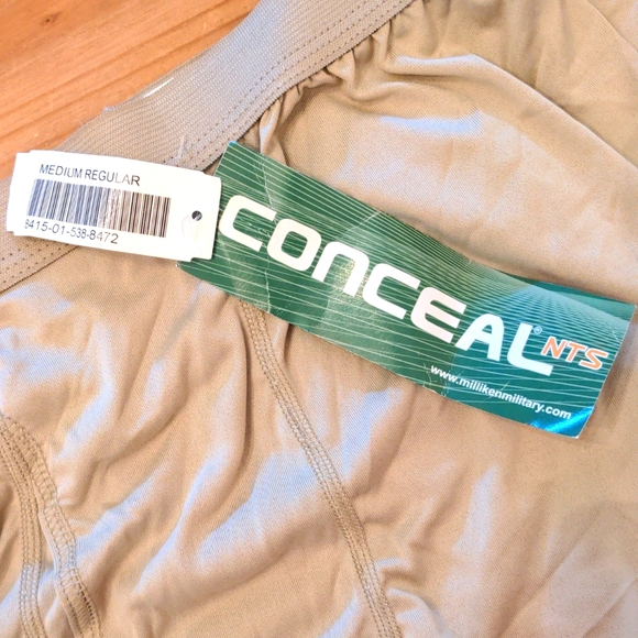 NWT Beige Milliken Conceal Gen III Silk Weight Cold Weather Drawers, Medium - Picture 6 of 7